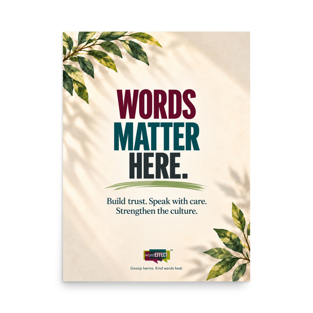 Words Matter – Fine Art Poster
