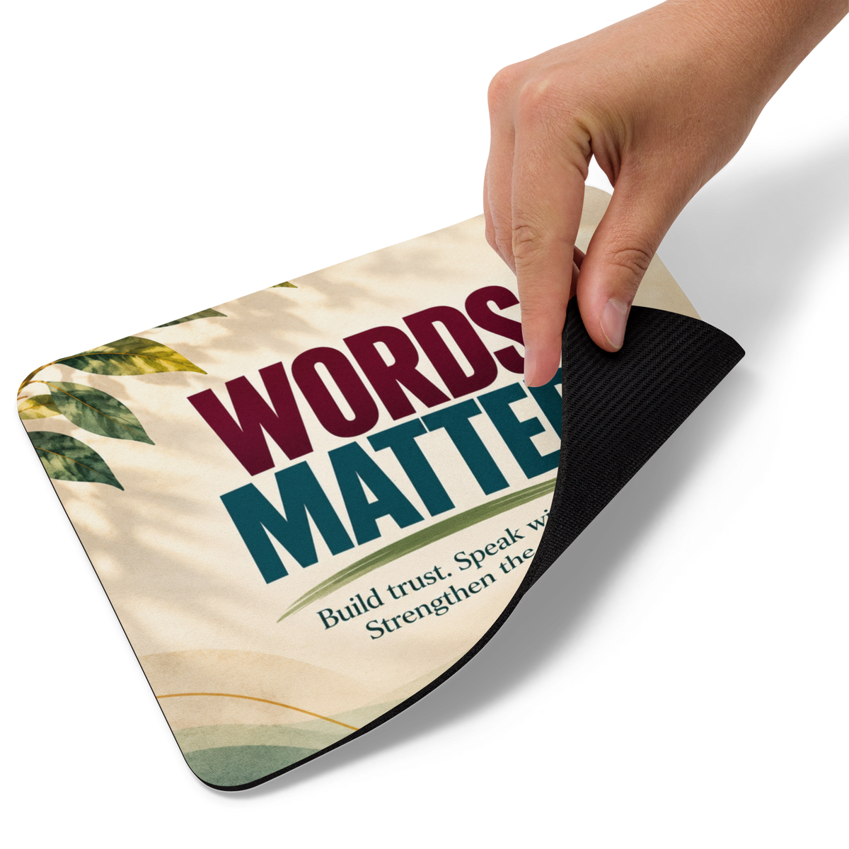Words Matter Mouse Pad