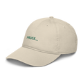 Pause... Embroidered Organic Hat